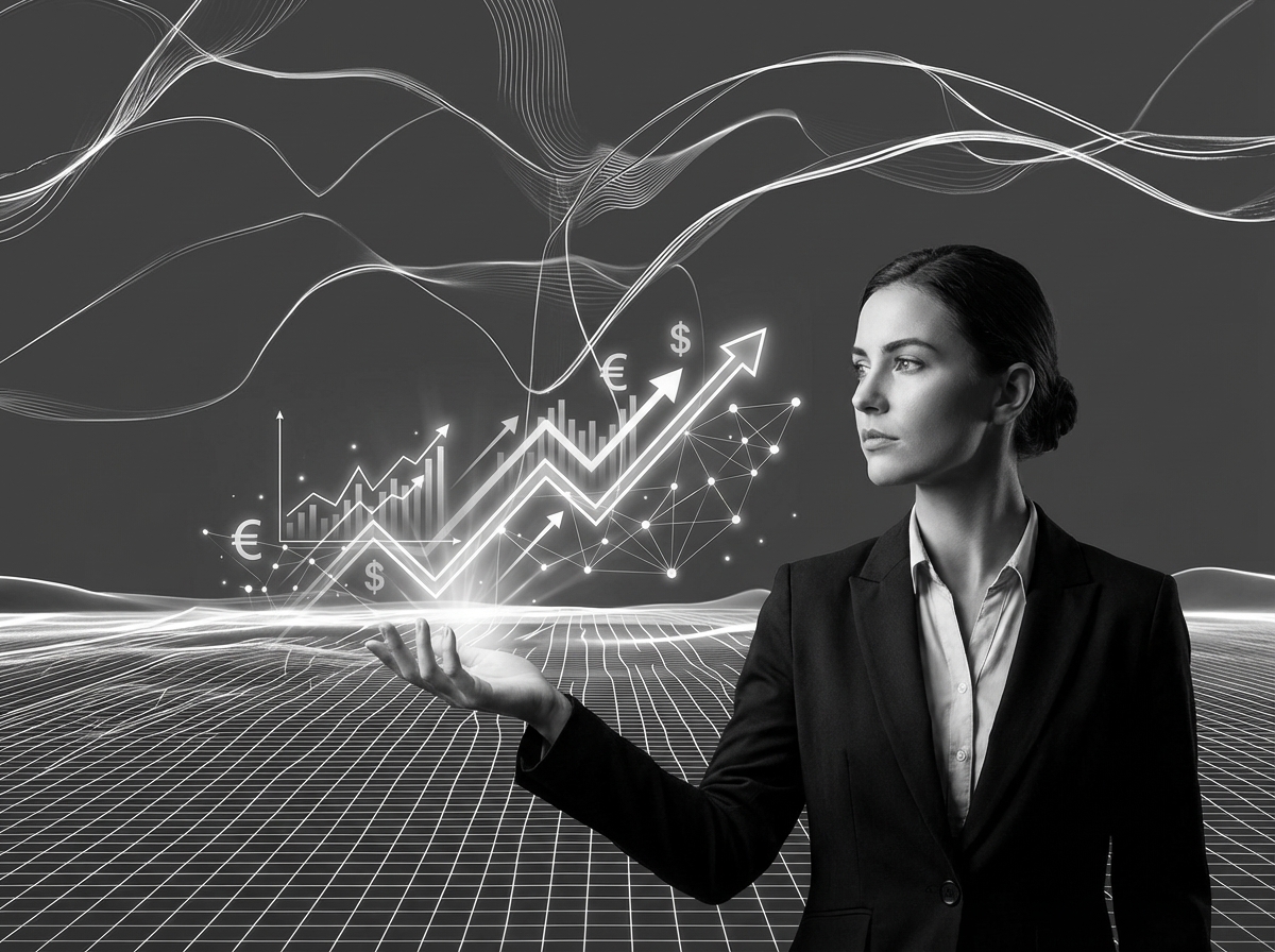 Ekspertka prezentująca wzrost finansowania i analitykę grantową