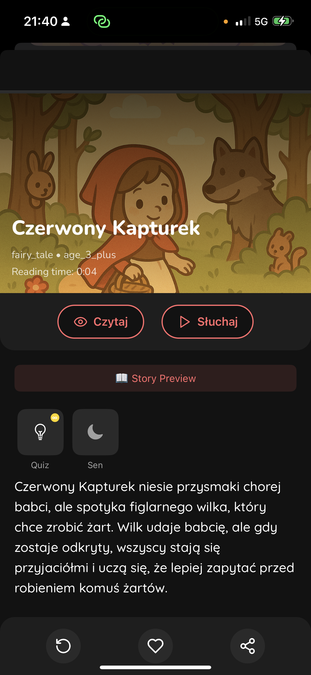 Taily — moduł ćwiczeń